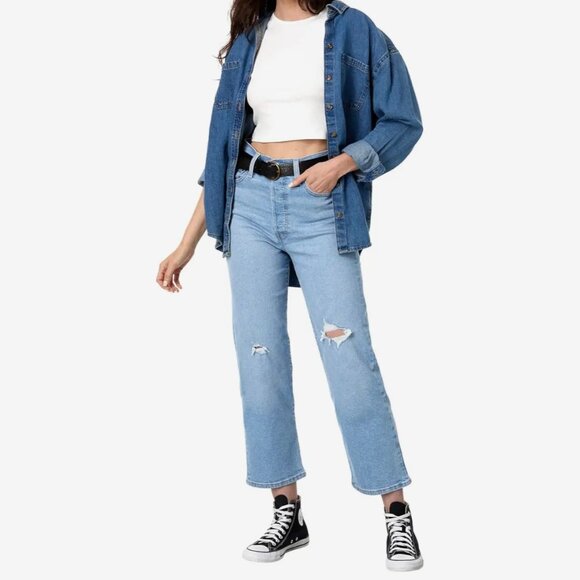 Levi's Ribcage Straight Ankle Jean - Size 25 - Picture 13 of 13